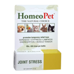 HomeoPet Joint Stress Dog, Cat, Bird & Small Animal Supplement, 450 drops