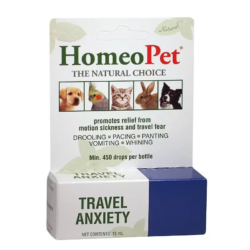 HomeoPet Travel Anxiety Dog, Cat, Bird & Small Animal Supplement, 450 drops