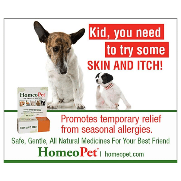 HomeoPet Skin & Itch Dog, Cat, Bird & Small Animal Supplement, 450 drops