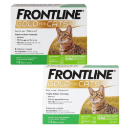 frontline Gold Cats 3 & 6 doses