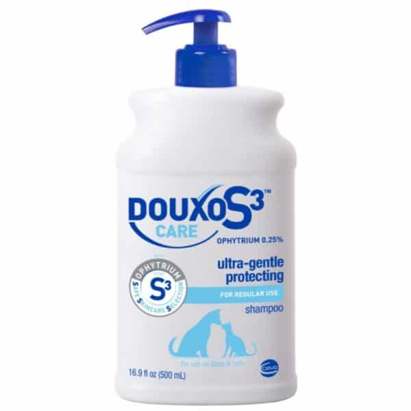 Douxo-S3-CARE-Ultra-Gentle-Protecting-Dog-Cat-Shampoo-16.9oz-600x988