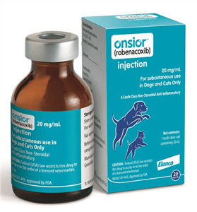 Onsior (Robenacoxib) injection for cats and dogs