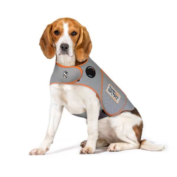 ThunderShirt Anxiety & Calming Aid for Dogs Platinum Color , medium