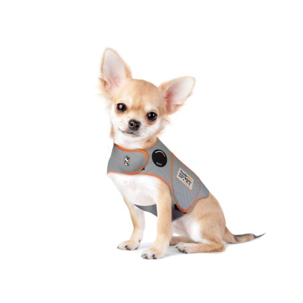 ThunderShirt Anxiety & Calming Aid for Dogs Platinum Color , xx-small
