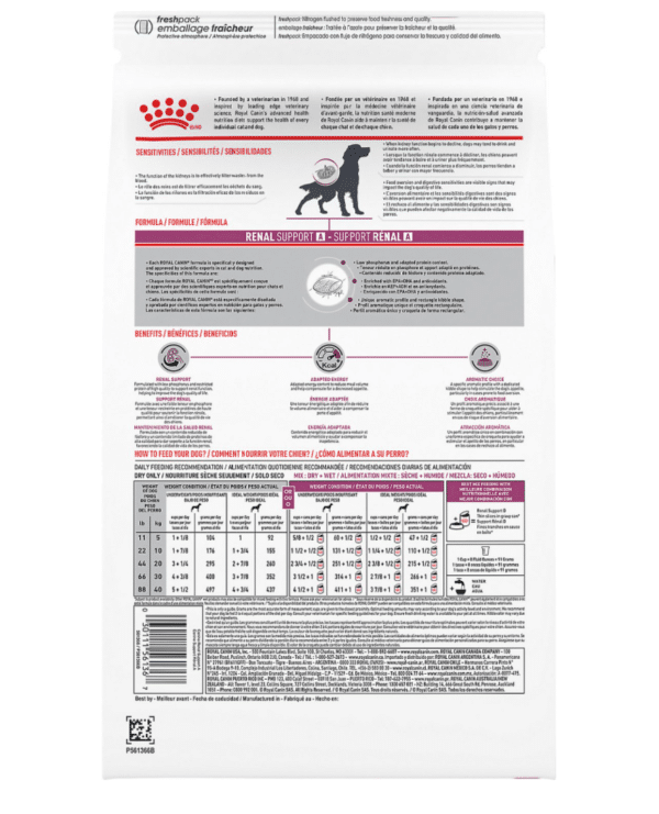 Royal Canin Veterinary Diet Renal Support A Dry Dog Food