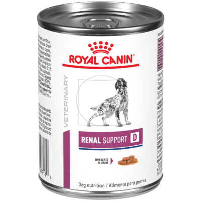 Royal Canin Veterinary Diet Renal Support D Canned Dog Food, 13-oz, case of 24