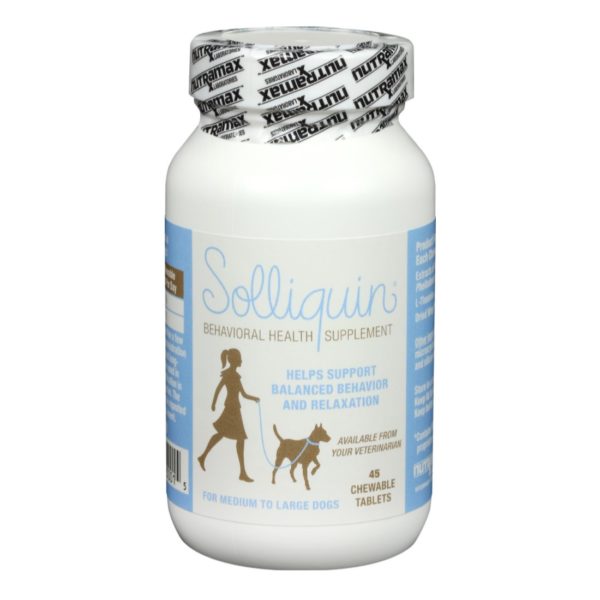 Solliquin Chewable Tablet Calming Large Dog Supplement 45Ct (1)