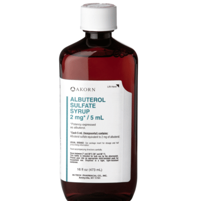 Albuterol Sulfate Syrup, 2 mg-5mL, 16-oz