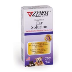 Zymox-Ear-Solution-with-.5-Hydrocortisone-for-Dogs-Cats-1.25-oz-box