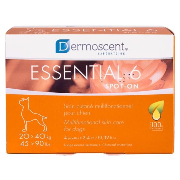Dermoscent Essential 6 Spot-On 45-90Lbs. Dog Skin Care Treatment 4Ct. (2)