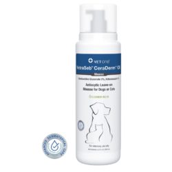Vetraseb Ceraderm CK Antiseptic Leave On Mousse for Dogs & Cats 200 ml (6.8 oz.)