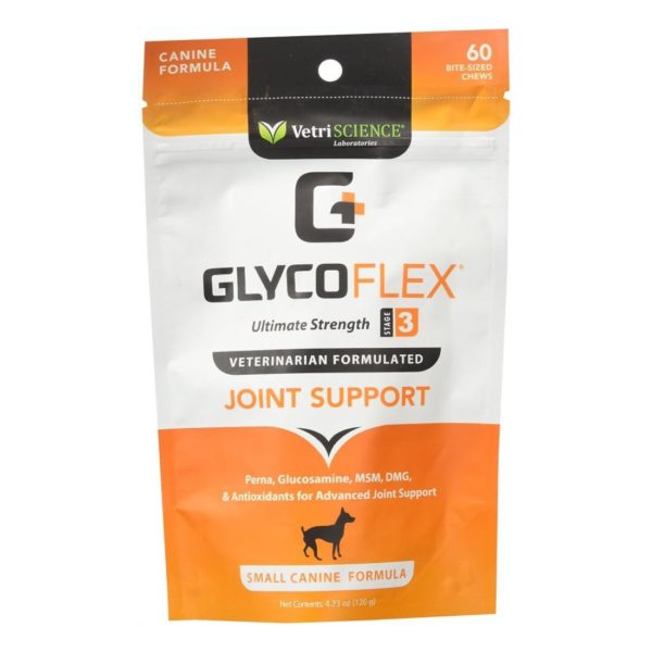VetriScience GlycoFlex III Chicken Liver Flavored Soft Chews Joint Supplement for Dogs, 60-count 2