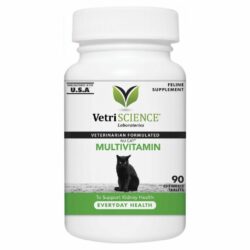 VetriScience Nu Cat Chewable Tablets Multivitamin for Cats, 90