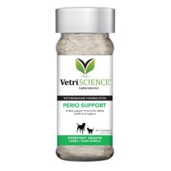 VetriScience Perio Support Powder Dental Supplement for Cats & Dogs 4.2oz