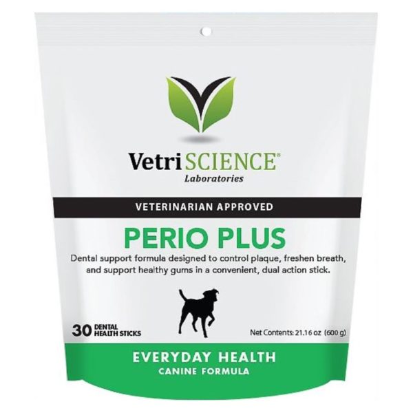 VetriScience Perio Plus Dental Health Stix Dog Treats 30Ct. 1