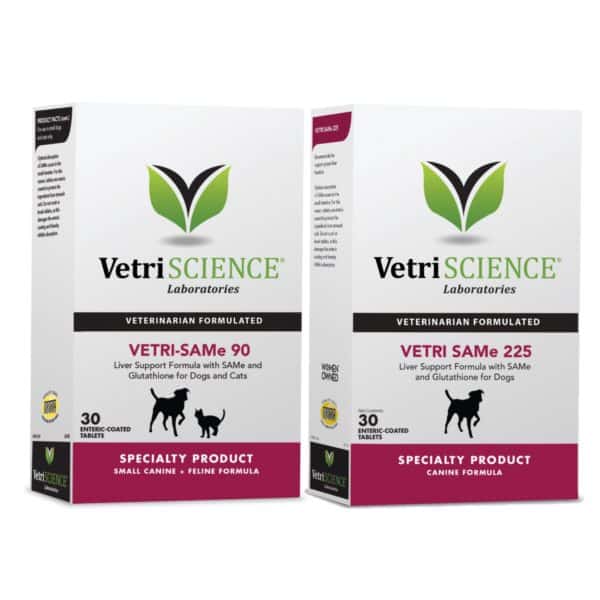 VetriScience VETRI SAMe 90MG AND 225MG Tablets Liver Supplement for Dog (2)