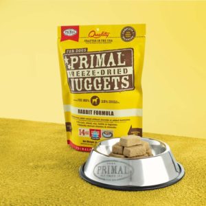 Primal Freeze Dried Raw Rabbit Formula Nuggets Dog Food