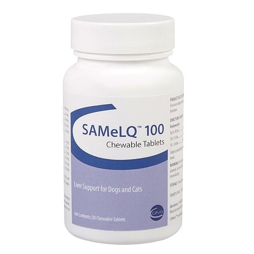 SAMeLQ® Liver Supplement Chew Tablets for Dogs & Cats 100mg 30ct