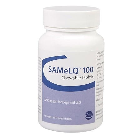 SAMeLQ® Liver Supplement Chew Tablets for Dogs & Cats 100mg 60ct