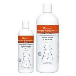 VetraSeb CeraDerm CB Antiseptic Shampoo for Dogs and Cats 8oz & 16oz