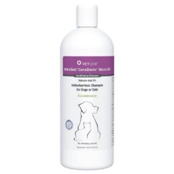 VetraSeb CeraDerm Sicca SA Conditioning Shampoo for Dogs & Cats 16 Oz.