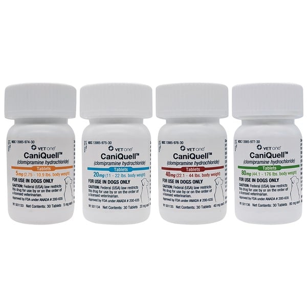 CaniQuell (clomipramine) Tablets for Dogs