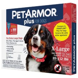 PetArmor Plus Topical Flea & Tick Treatment for Dogs 89-132lb (3ct)