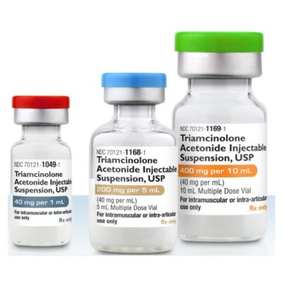 Triamcinolone Acetonide Inj. Susp. 40mg per mL Vial (1)