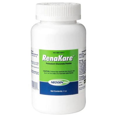 RenaKare (Potassium Gluconate) Powder for Dogs & Cats 4 Oz