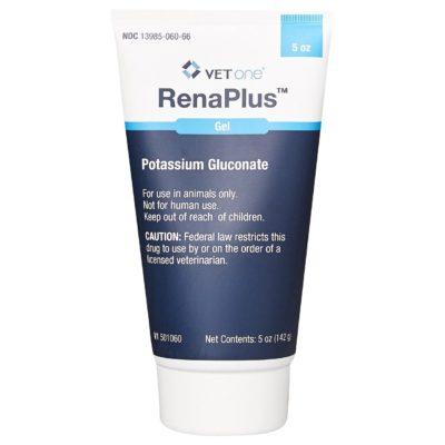 RenaPlus (Potassium Gluconate) Oral Gel for Dogs & Cats 5 Oz.