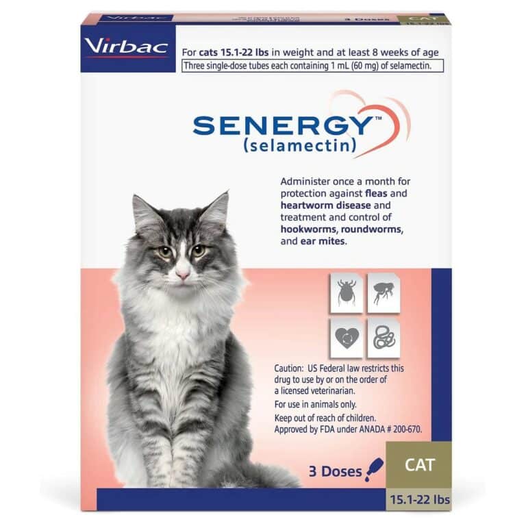 Senergy (selamectin) Topical for Cats 3Ct. Pack 1Family 1Health Pharmacy