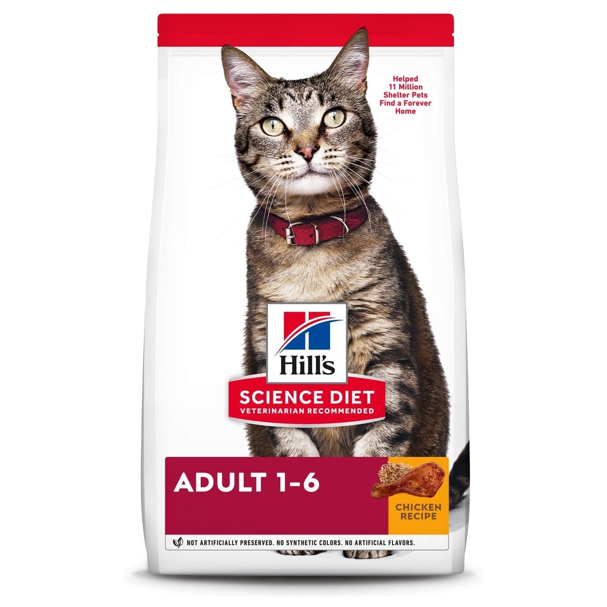Hill's Science Diet Adult 1-6 Chicken Recipe, Dry Cat Food