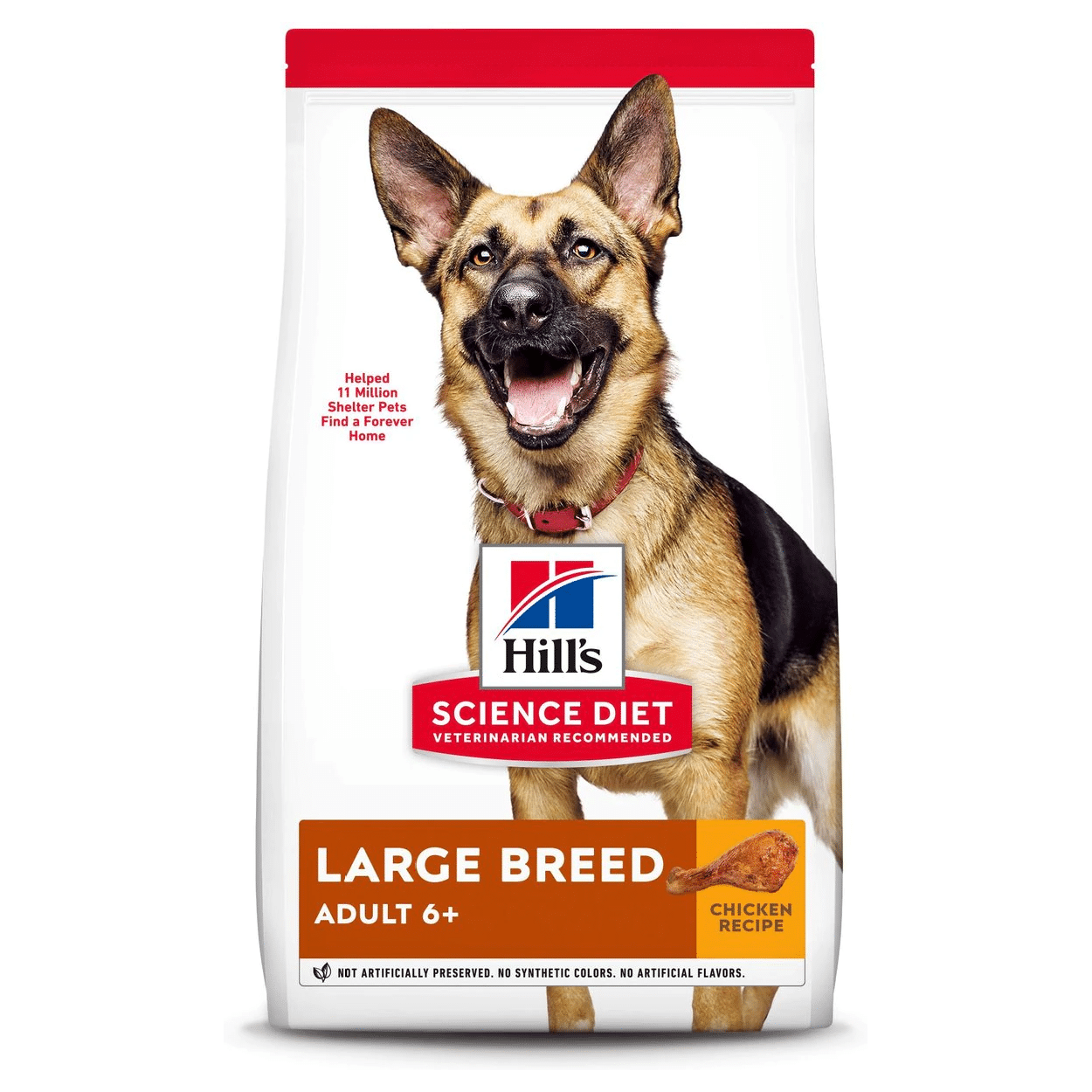 Hill's Science Diet Adult 6+ Large Breed Dry Dog Food, Chicken Meal, Barley & Brown Rice Recipe