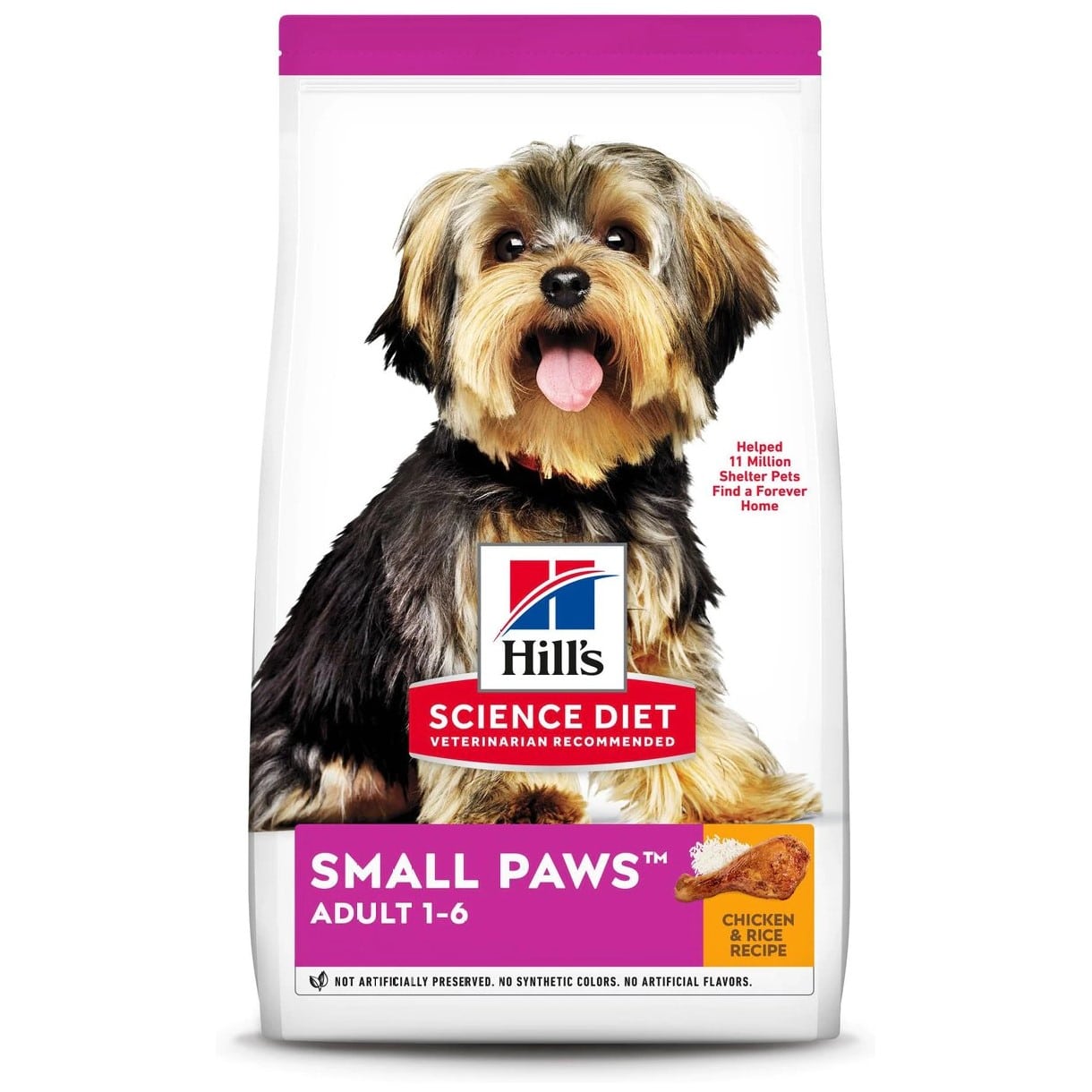 Hill's Science Diet Adult Small Paws Dry Dog Food, Chicken Meal & Rice Recipe