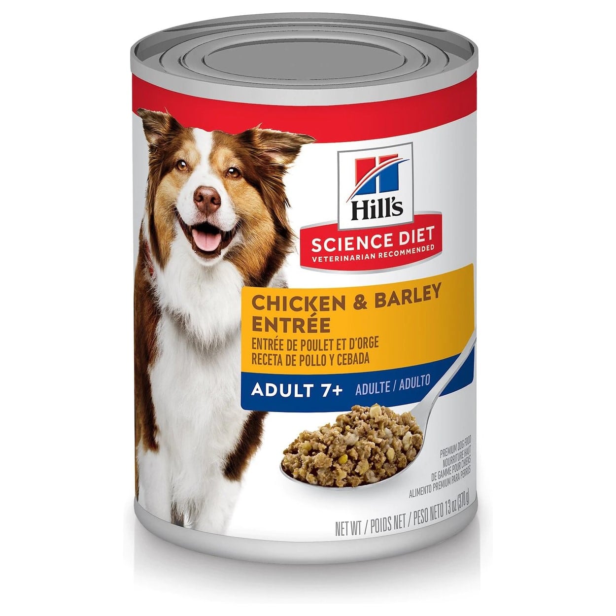 Hill's Science Diet Senior 7+ Canned Dog Food, Chicken & Barley Entrée