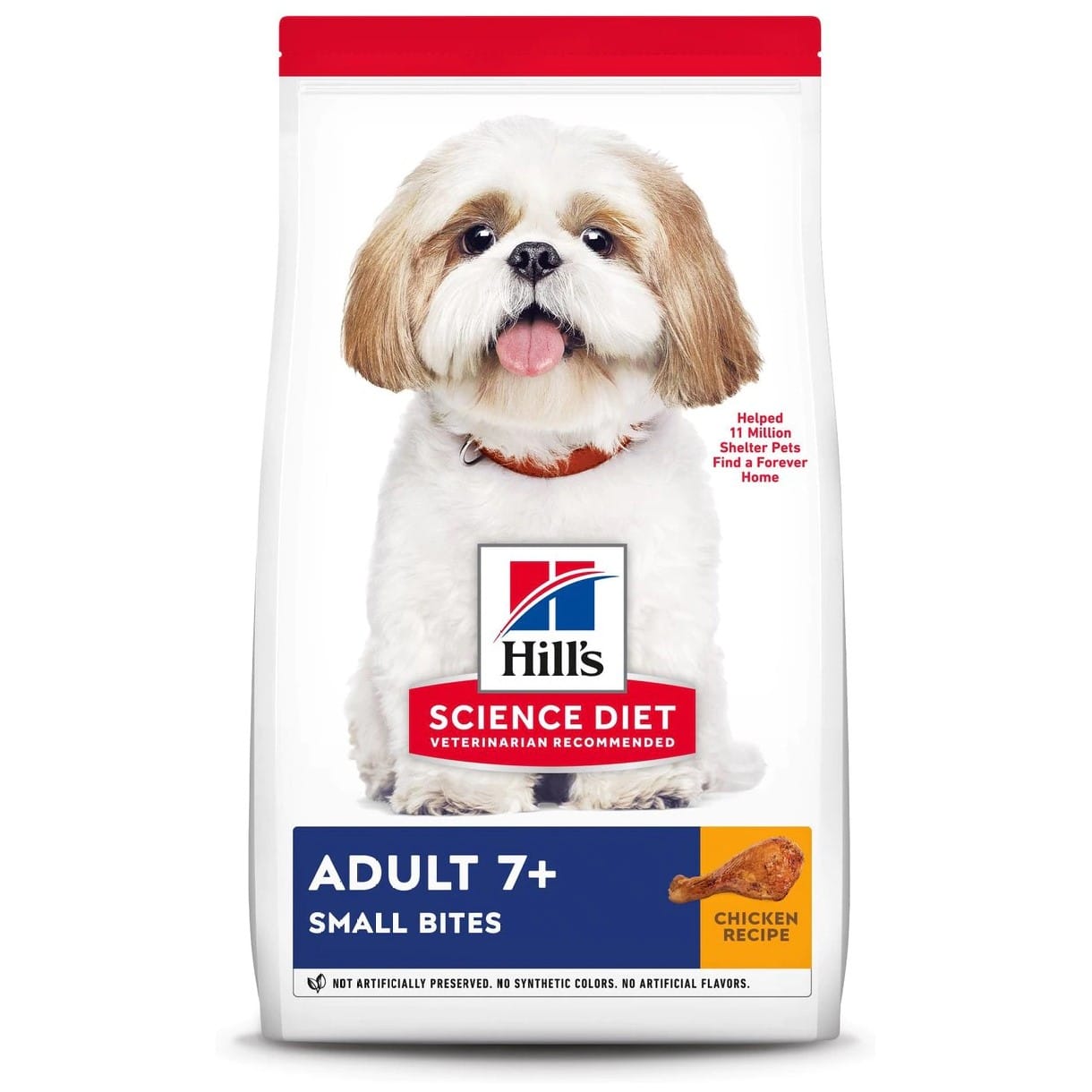 Hill's Science Diet Adult 7+ Small Bites Chicken Meal, Barley & Rice Recipe Dry Dog Food