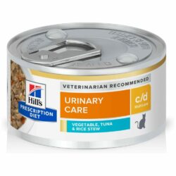 Hill's Prescription Diet c/d Multicare Urinary Care Vegetable, Tuna & Rice Stew Wet Cat Food