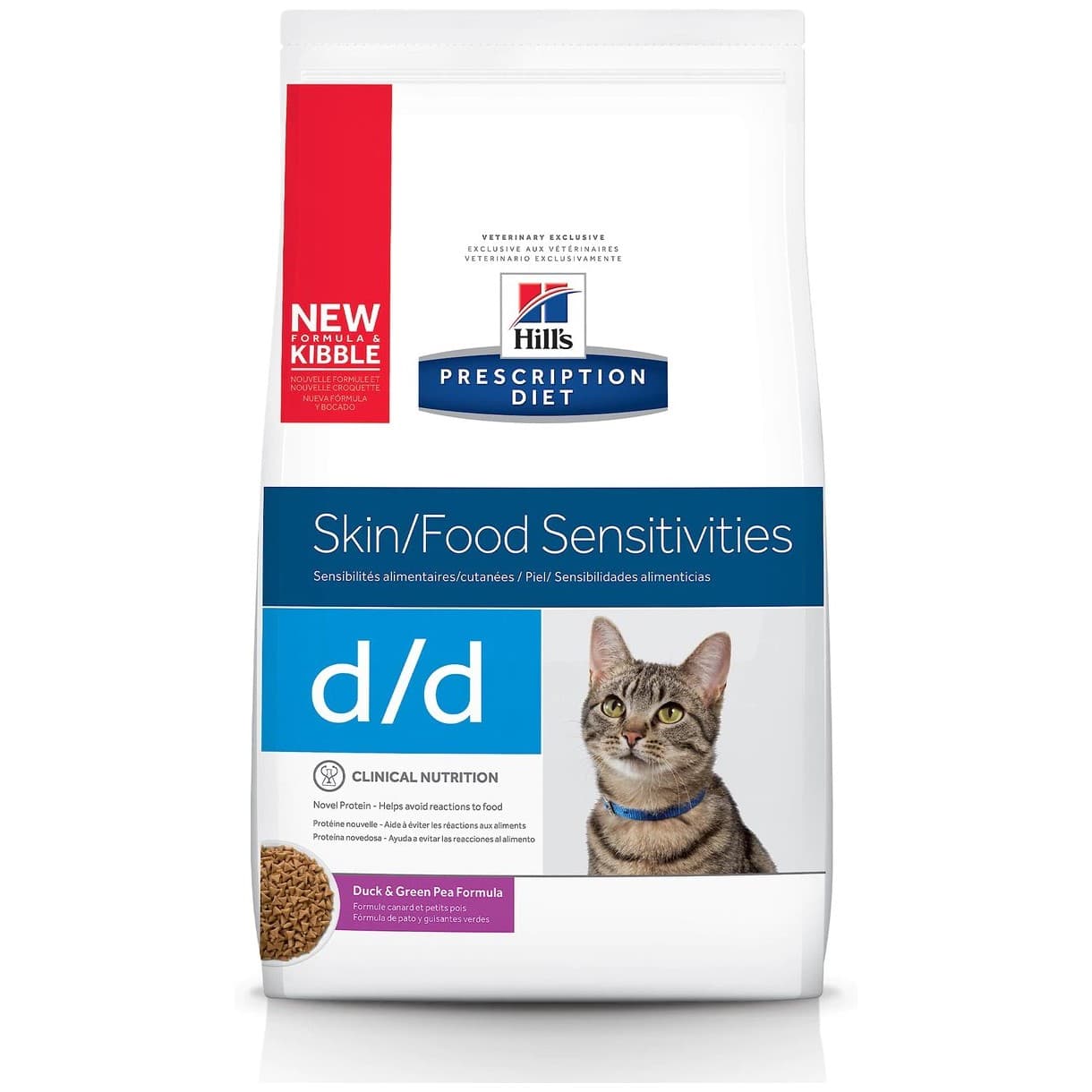 Hill's Prescription Diet d/d Skin/Food Sensitivities Duck & Green Pea Dry Cat Food