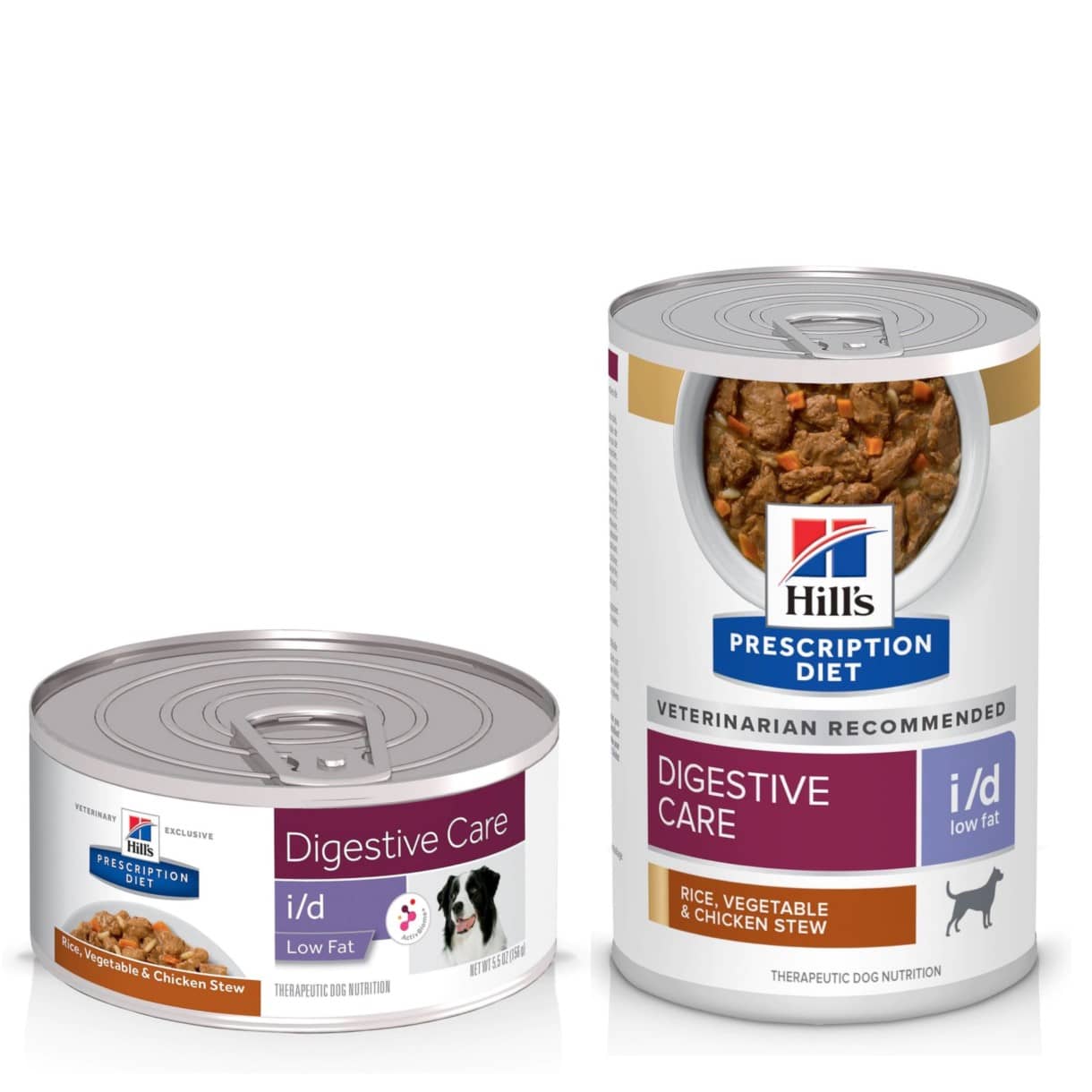 Hill's Prescription Diet i/d Digestive Care Low Fat Rice, Vegetable & Chicken Stew Wet Dog Food