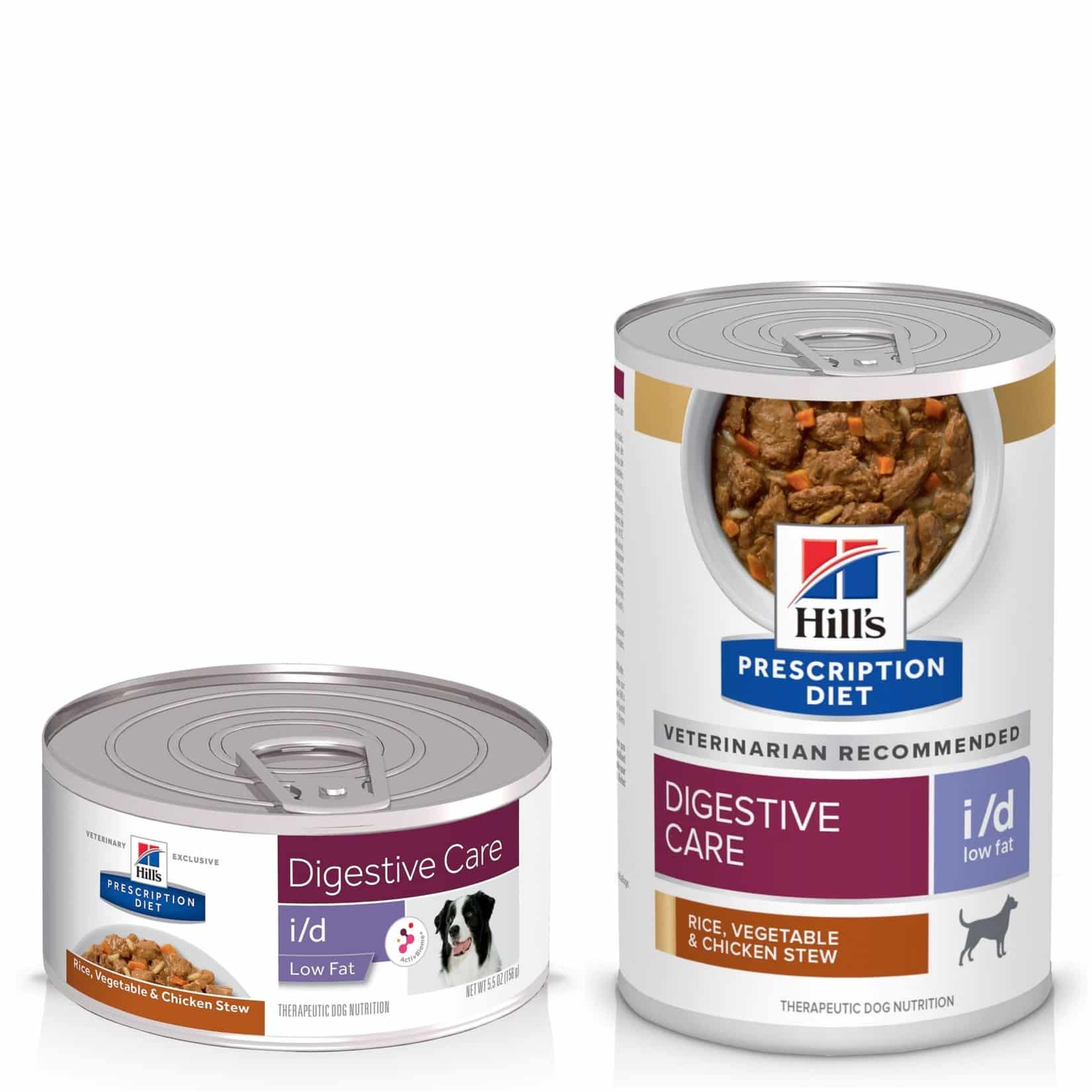 Hill's Prescription Diet id Digestive Care Low Fat Rice, Vegetable & Chicken Stew Wet Dog Food