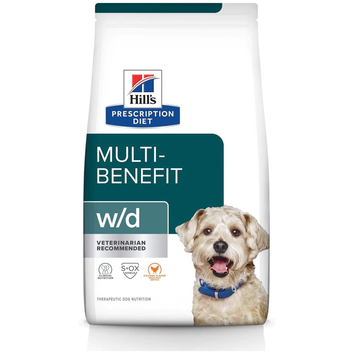 Hill's Prescription Diet w/d Multi-Benefit Chicken Flavor Dry Dog Food
