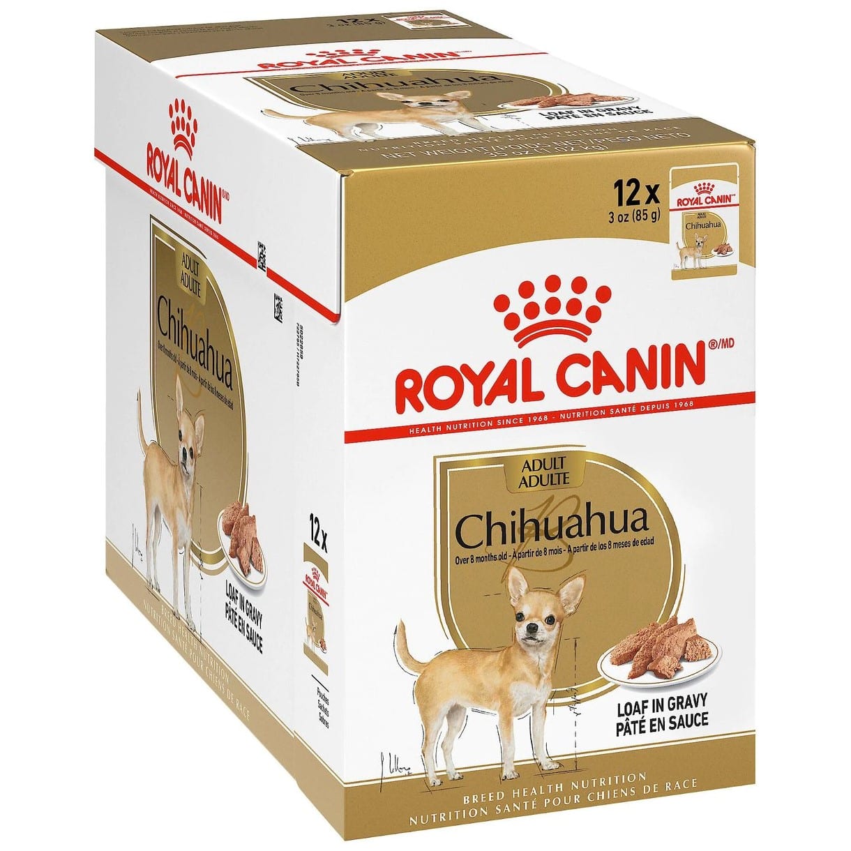 Royal Canin Breed Health Nutrition Chihuahua Loaf In Gravy Pouch Dog Food