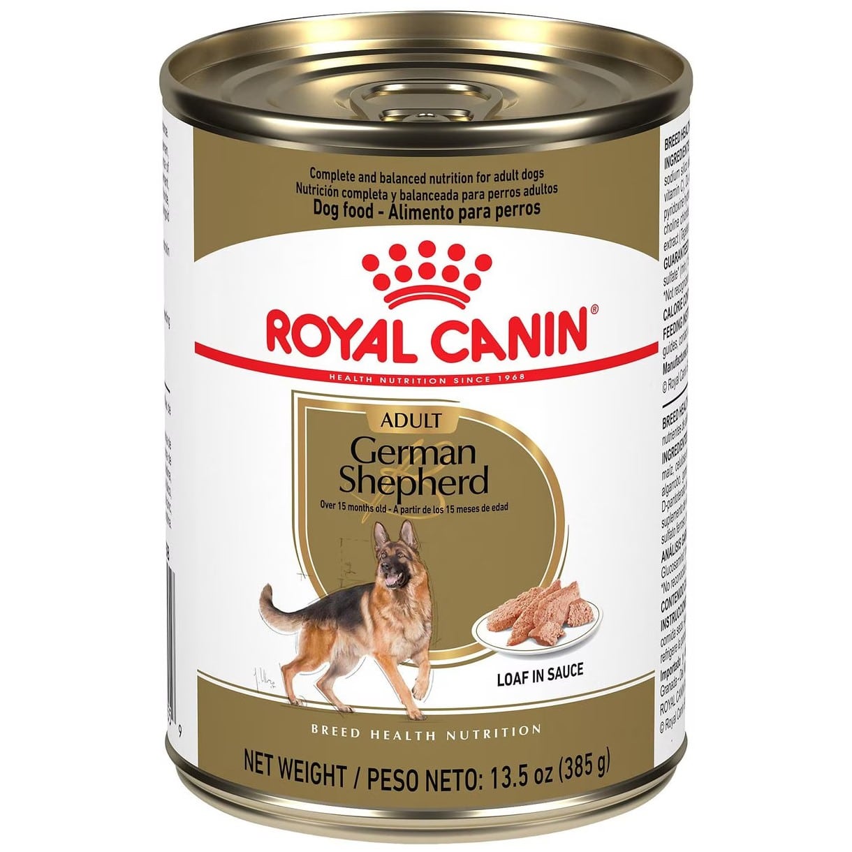 Royal Canin Breed Health Nutrition German Shepherd Adult Loaf in Sauce Canned Dog Food