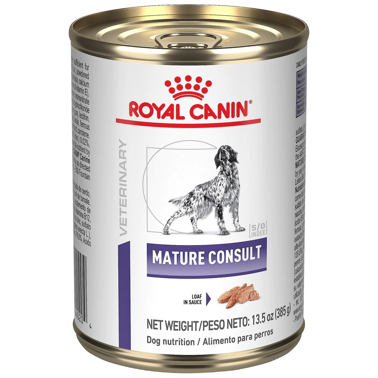 Royal Canin Veterinary Diet Adult Mature Consult Loaf in Sauce Canned Dog Food