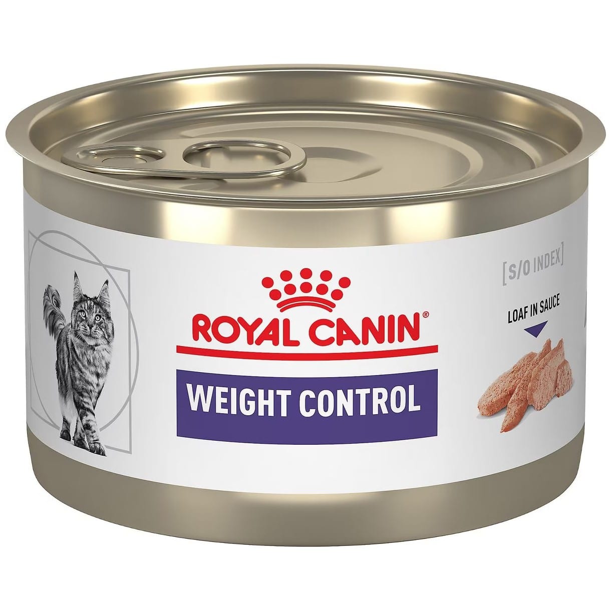 Royal Canin Veterinary Diet Adult Weight Control Loaf in Sauce Canned Cat Food