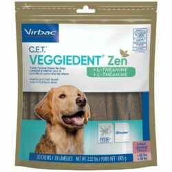 Virbac C.E.T. VeggieDent Zen Dental Chews for Large Dogs, over 66-lbs