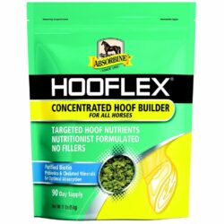 Absorbine Hooflex Concentrated Hoof Builder Hay Flavor Pellets Horse Supplement