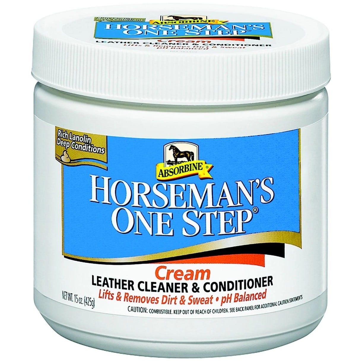Absorbine Horseman's One Step Cream Leather Cleaner & Conditioner
