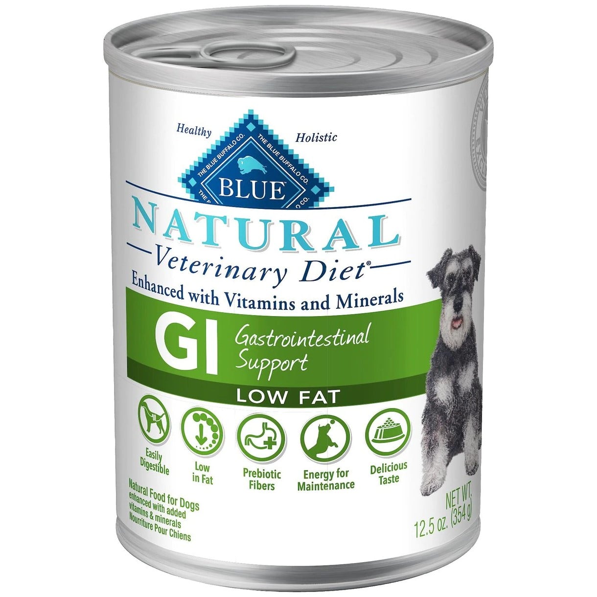 Blue Buffalo Natural Veterinary Diet GI Gastrointestinal Support Low Fat Grain-Free Wet Dog Food