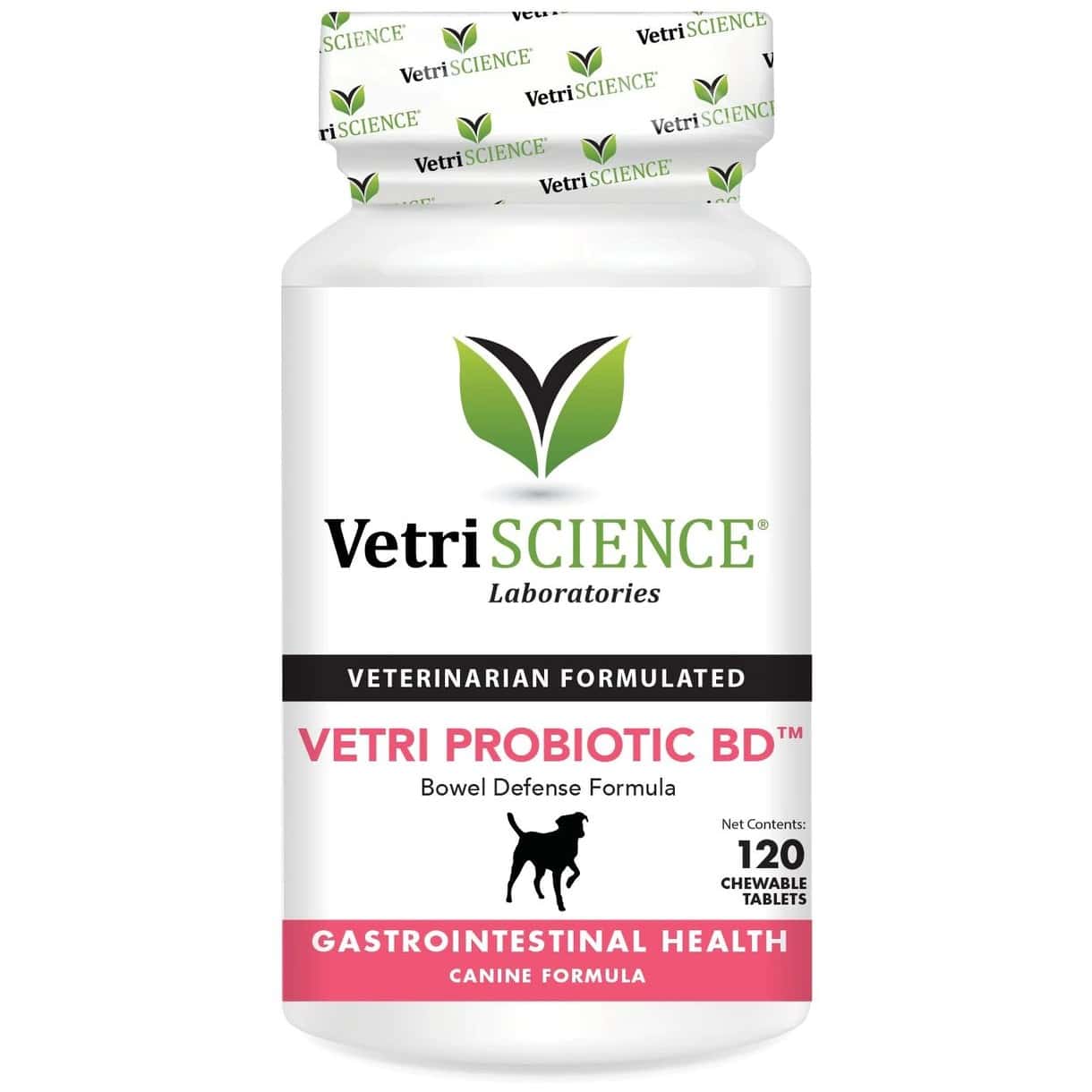 VetriScience Vetri Probiotic BD Chewable Tablets Digestive Supplement for Dogs
